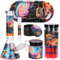 Pulsar Design Series Beaker Water Pipe Smoker's Kit | 7.75"