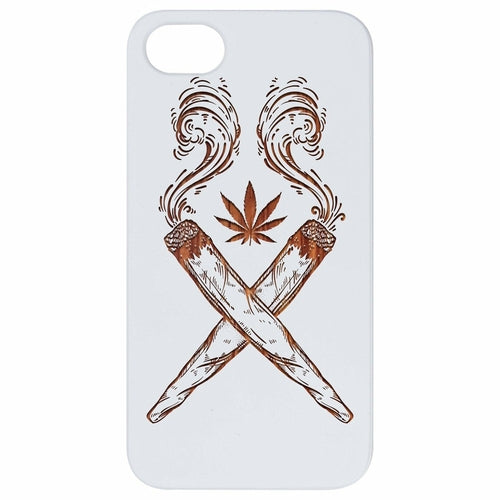 Marijuana Leaf - Engraved