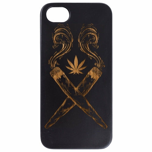 Marijuana Leaf - Engraved