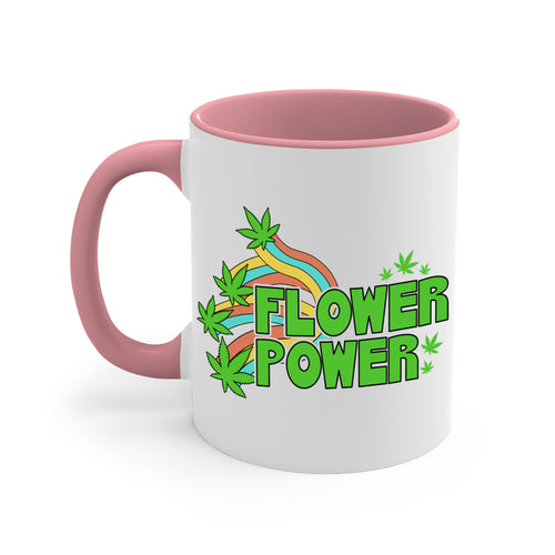 Flower Power Cannabis leaf 86#- marijuana-Mug / Coffee Cup